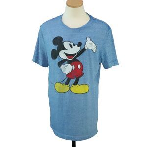 DISNEY'S MICKEY MOUSE - Disney Blue T-shirt Mickey Mouse  Size Large